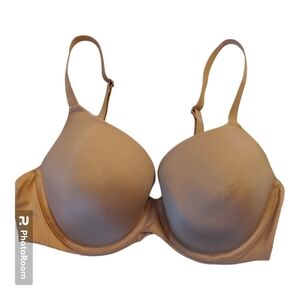 Auden the Icon Beige Underwire Full Coverage Bra Women's 34D EUC